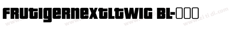 FrutigerNextLTW1G Bl字体转换